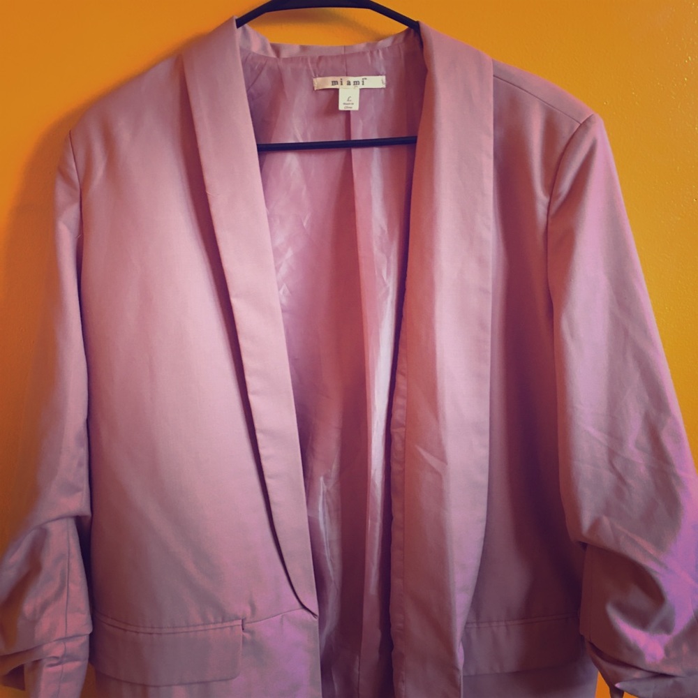 Pink blazer